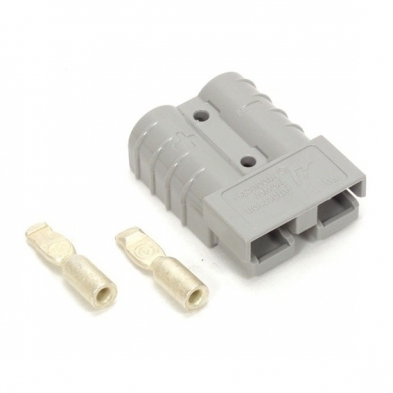 SB-6319G1 SB50 Gray 50A Heavy Duty Power Connector with 10-12 AWG Contacts