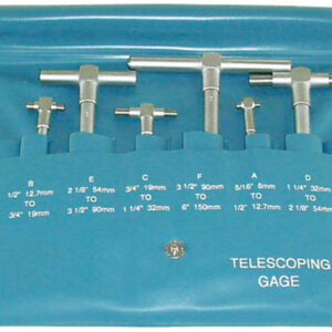 CENTRAL TOOLS  Cen-3S116 6 Piece Telescoping Gauge Set, 5/16-6" Range